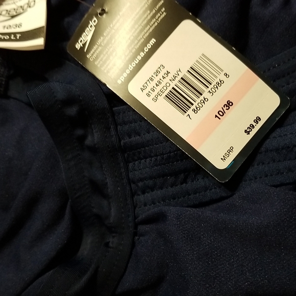 NWT SPEEDO PROIT SUPER PRO SOLD NAVY 10/36 - Picture 8 of 8